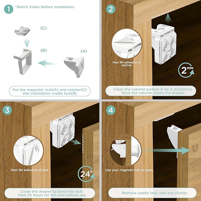 Magnetic Drawer Lock