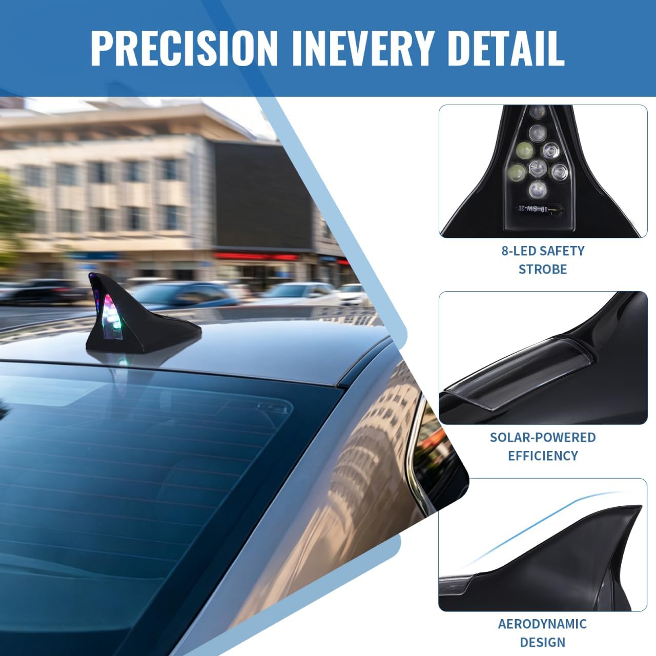 Solar Powered Car Tail Light