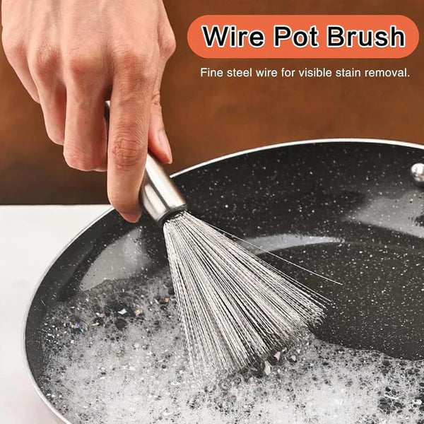 Stainless Steel Dish Cleaning Brush