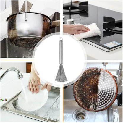 Stainless Steel Dish Cleaning Brush